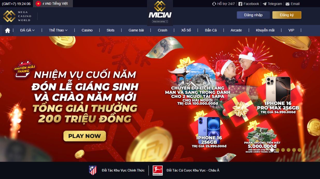 Thông tin về trang CASINOMCW